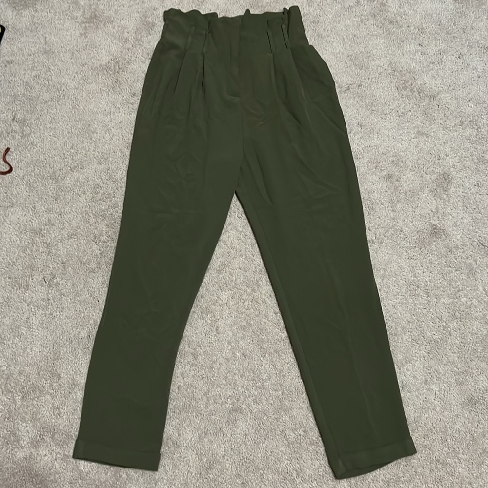 HAUTE MONDE army green pants Size S